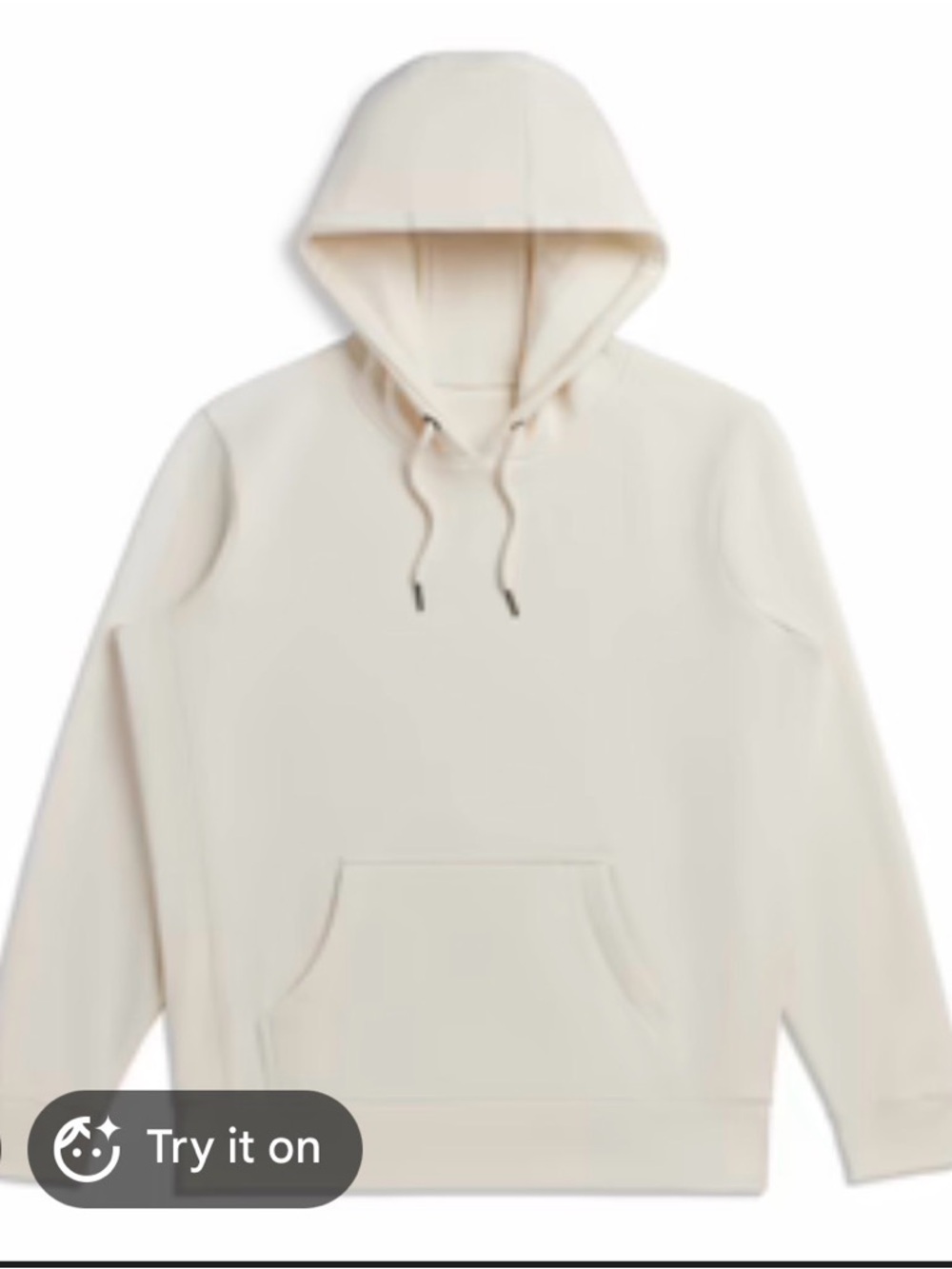 Original Favorites Cream Pullover Hoodie Organic Cotton